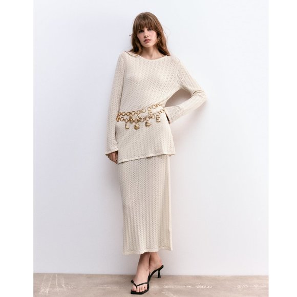 BLOGGER\'S FAVE! Zara Love Belt NWT